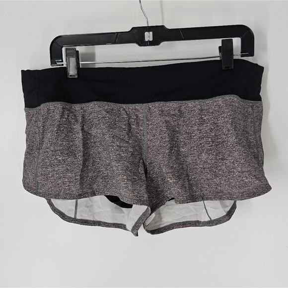 Lululemon Heather Lux Multi Black 2.5" Speed Up Short 12 - Picture 3 of 12